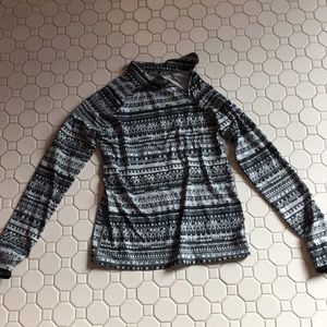 Nike Pro Tribal Print Quarter Zip - Kids Large